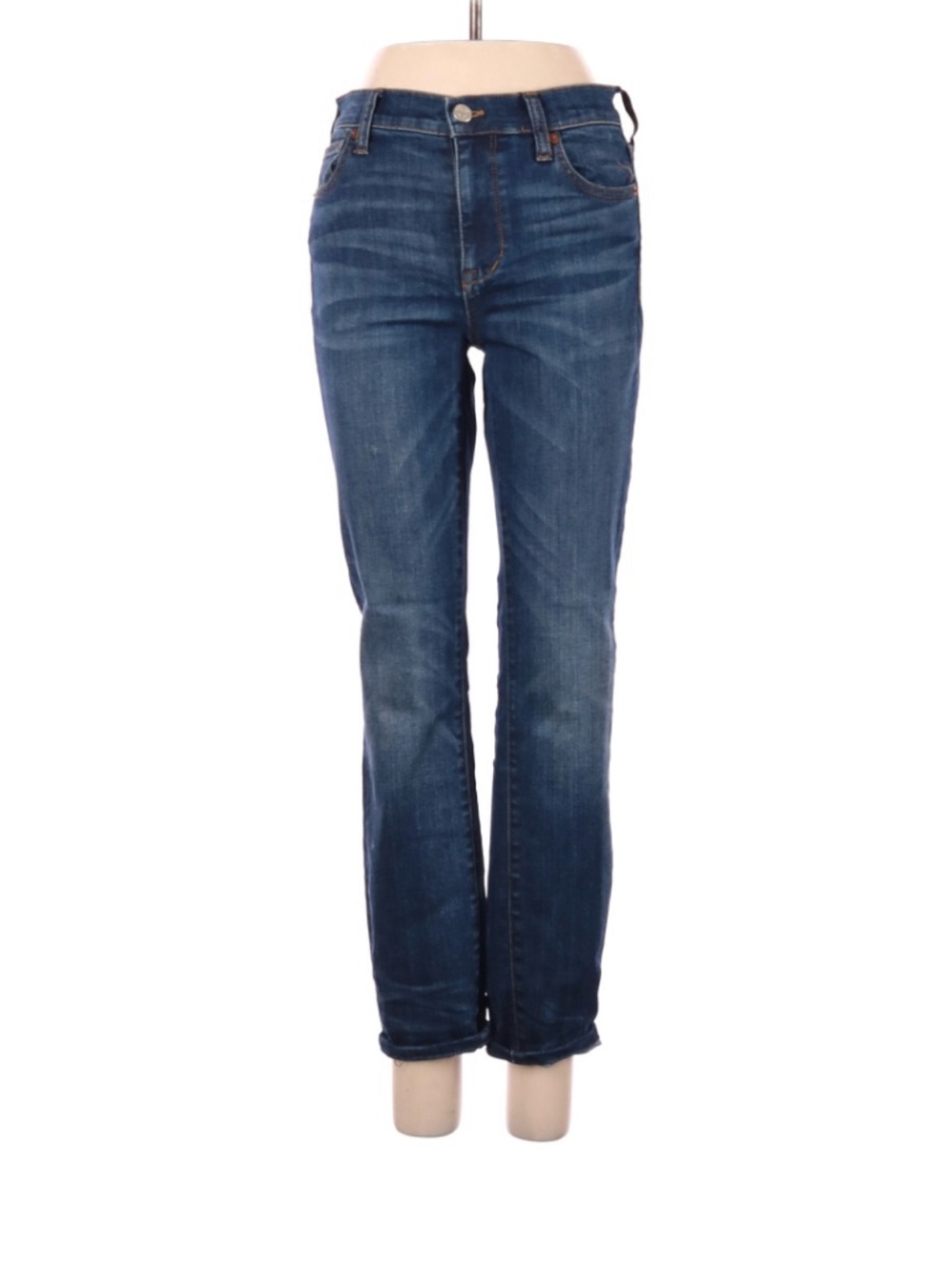 Madewell Women's Dark Blue High Riser Skinny Jeans